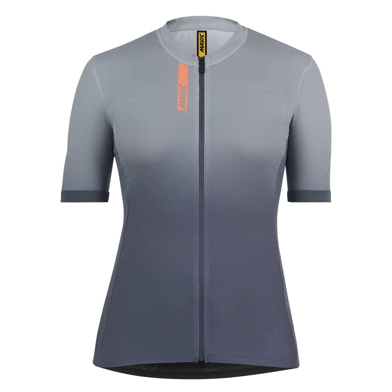 Mavic Essential Graphic Ladies Short Sleeves Cycle Jersey Orion Blue / Celeste