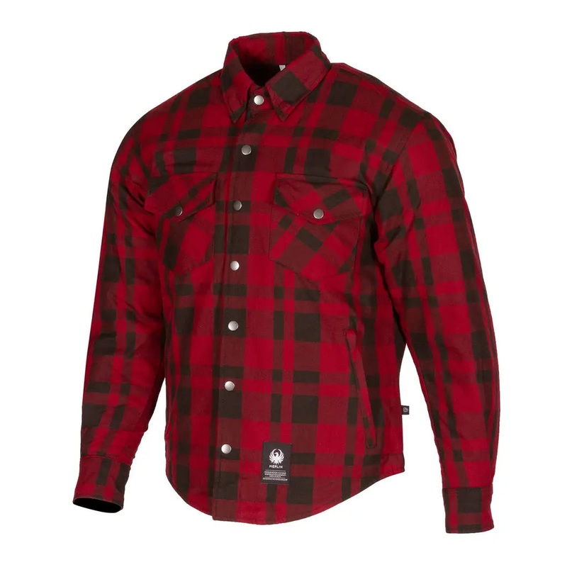 Merlin Axe Hydro Waterproof Kevlar Riding Shirt Red