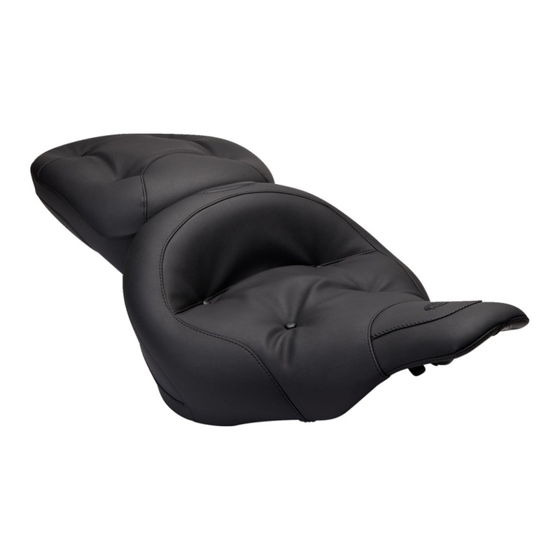 MUSTANG – One-Piece 2-Up Ultra Touring Seat – Regal Wide Touring Seat – FLH/FLT ’97-’07