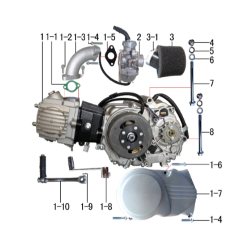 Nut – DH110 & DH125 Dirt Bike