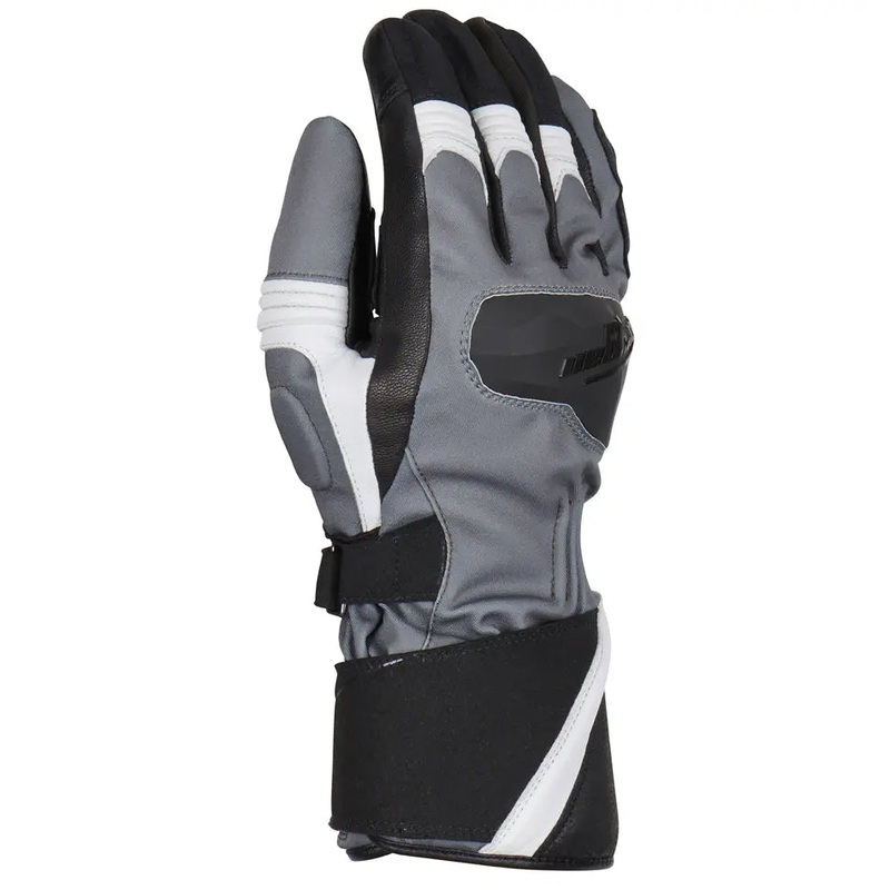 Furygan Flegere Gloves Anthracite / Pearl / Red