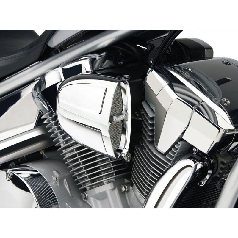 PowrFlo Air Intake System – Chrome. Fits Kawasaki Vulcan VN900 2006up.
