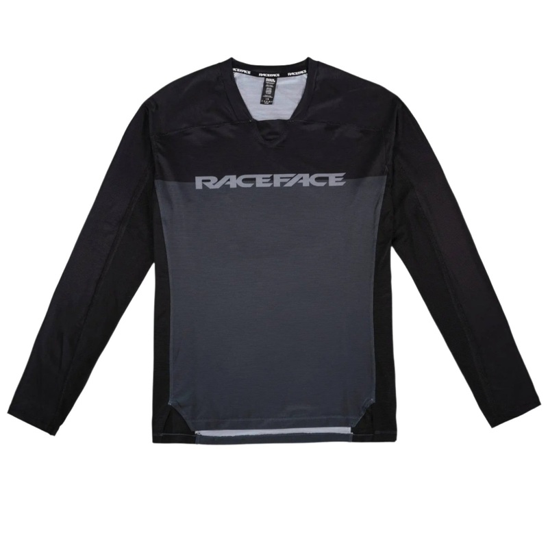 Race Face Diffuse Long Sleeves Cycle Jersey Grey