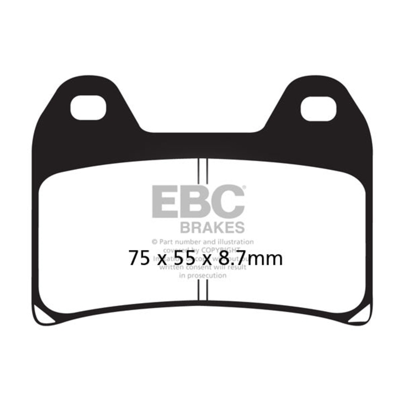 Brakes – FA244HH Fully Sintered – EBC (Front)