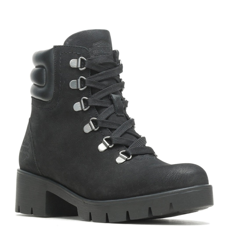 Harley-Davidson Women’s Trawood Black 5.25-Inch Motorcycle Boots D84789