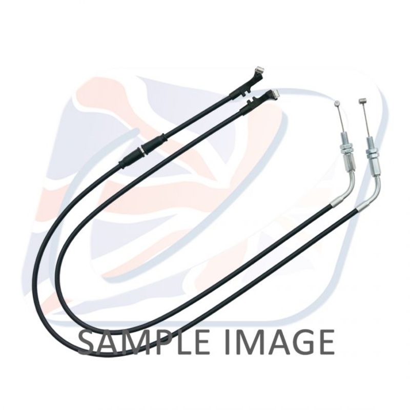 Suzuki FL Clutchcable (Pair)-Black S01-4-119-BK