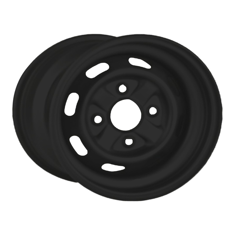 Whites ATV/UTV Steel Rim 12×7.5 Honda Rear IRS 4/110 +41 – Black
