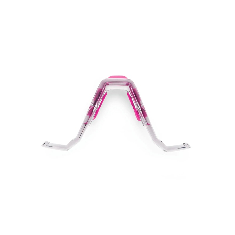 100% Speedcraft / S3 Regular Replacement Nose Bridge Kit Polished Translucent Grey