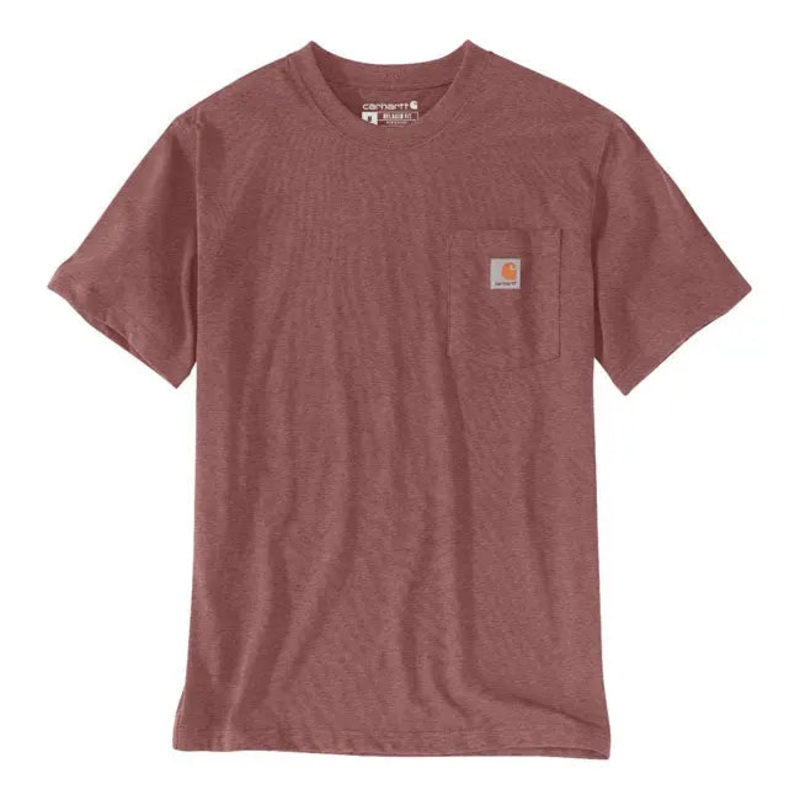Carhartt K87 Pocket Short Sleeves T-Shirt Apple Butter Heather