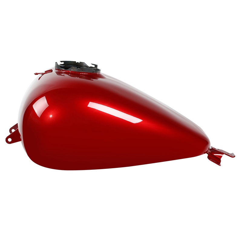 HR3 Wicked Red Black Fuel Gas Tank For 2008-2023 Harley Touring Models