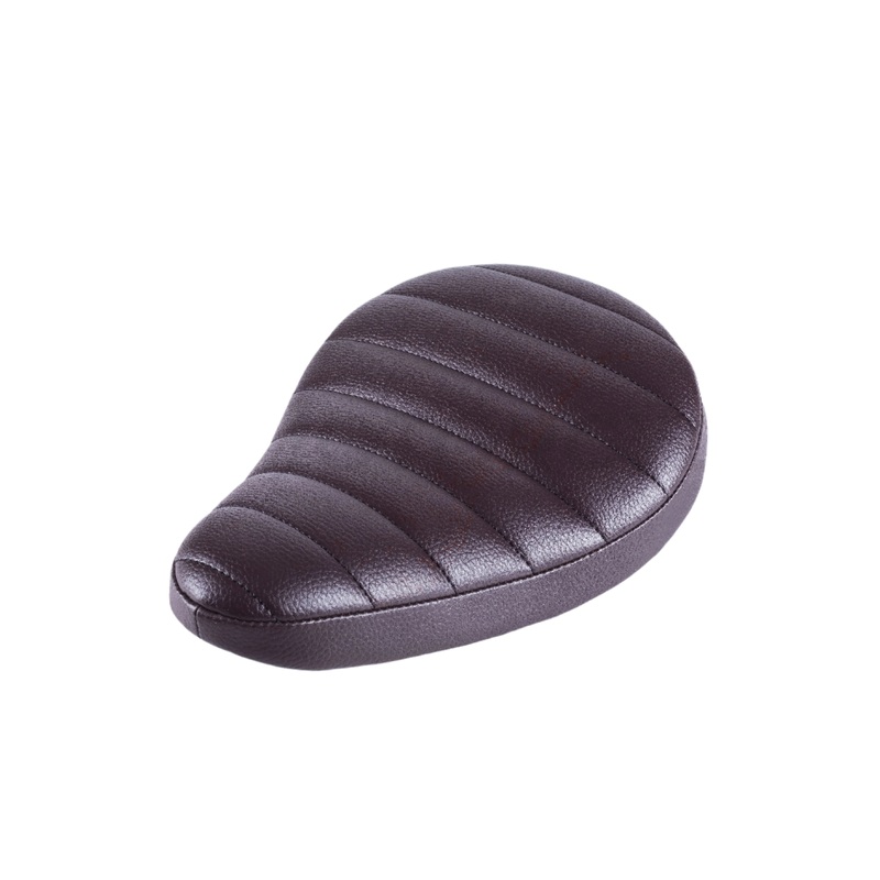 Black Bobber Saddle – Horizontal Stitching