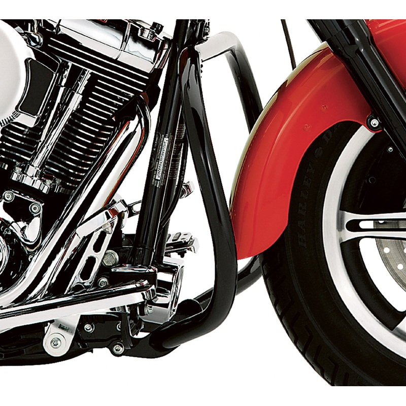 Harley Davidson 49023-02A Gloss Black Engine Guard Kit KIT-ENG GUARD,BLK/FL-SOFTAIL