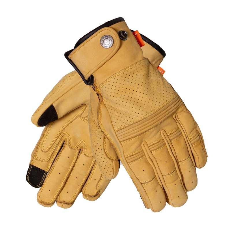 Merlin Leigh D3O Leather Gloves Sand