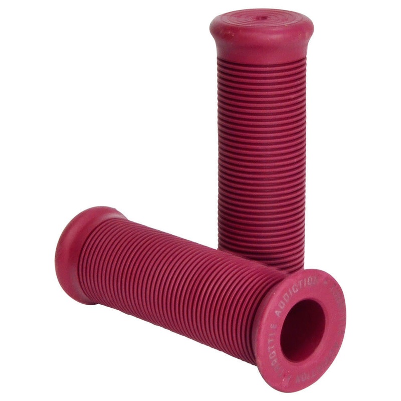 Throttle Addiction – Hammer Grips – Maroon – 1″