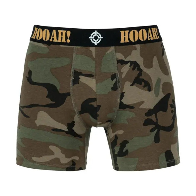 Army Surplus Woodland Hooah Boxer Shorts