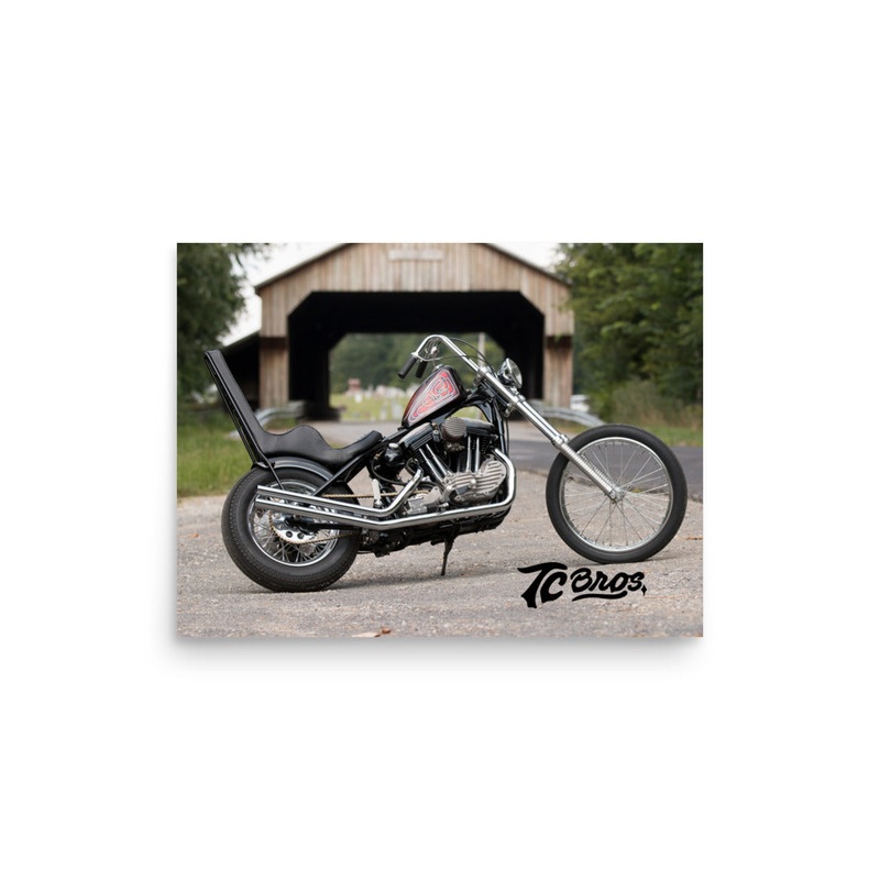 TC Bros. Old School Sportster Poster