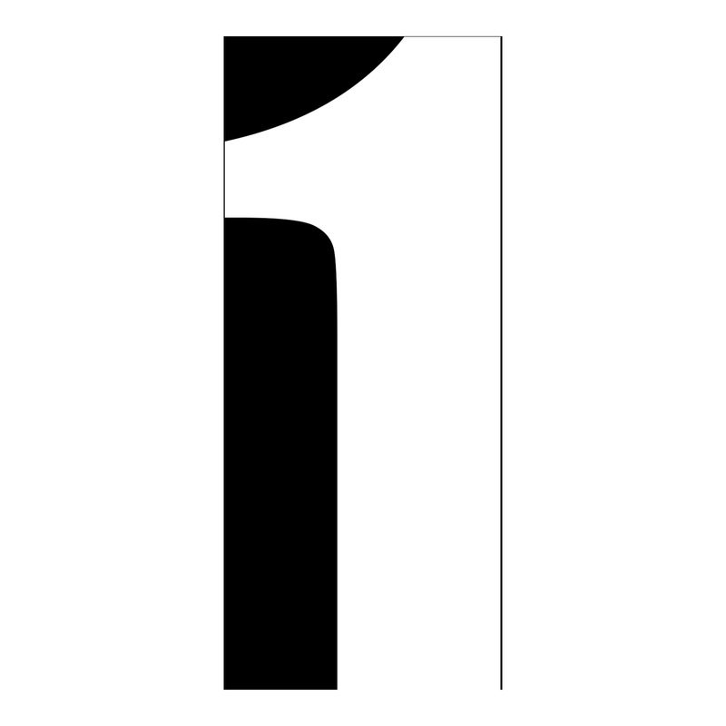Whites Race Number – White #1 (10 Pack)