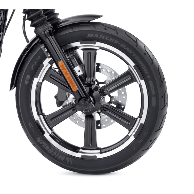 Harley Davidson 43300593 Annihilator 19 in. Front Wheel KIT,FR WHL,6 SPK,BLK,19X2.5