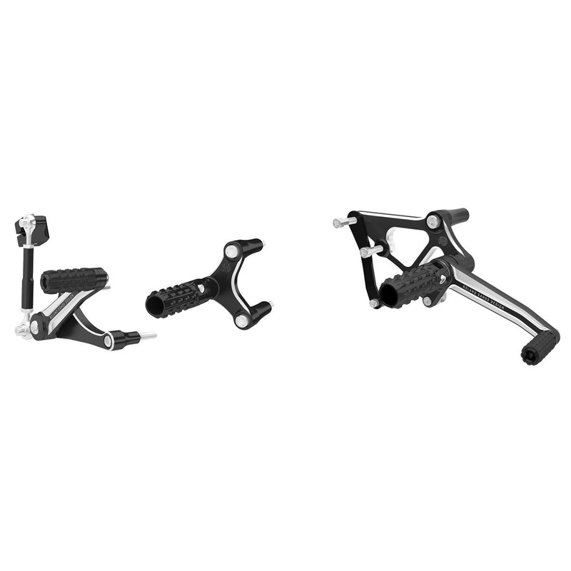 Harley Davidson Sportster Rear Sets Foot Controls RSD 0035-1132-BM 2004-2013 new