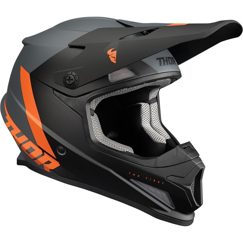 Thor Sector Chev Charcoal / Orange