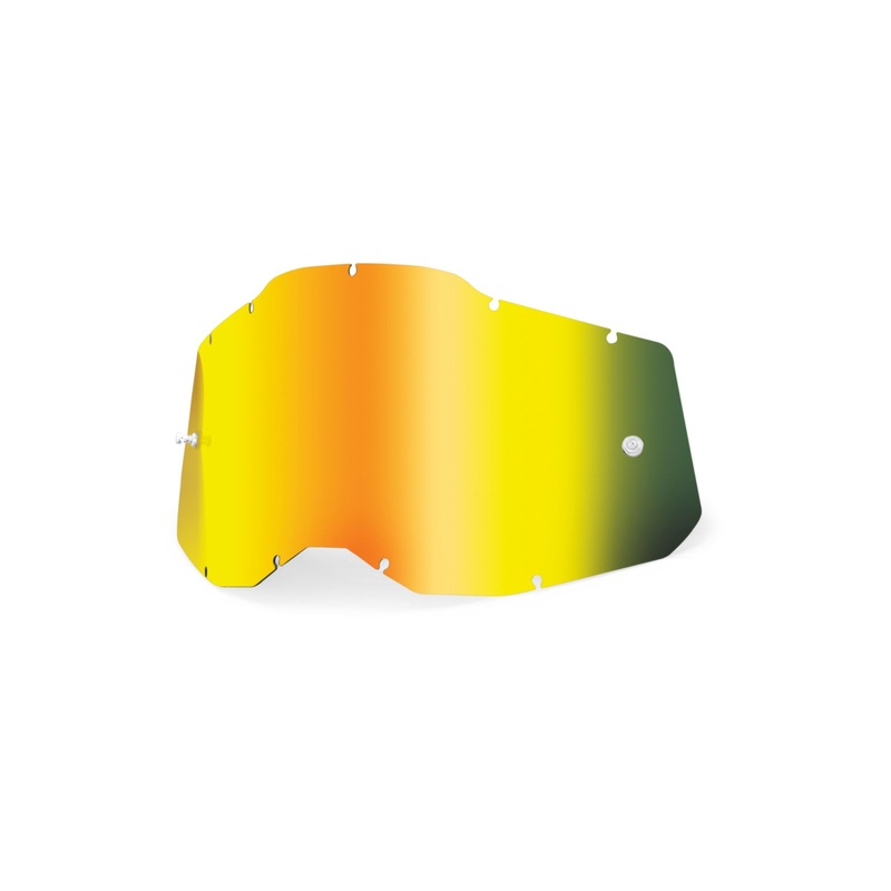 100% Accuri 2 / Strata 2 Youth Replacement Lens Gold Mirror