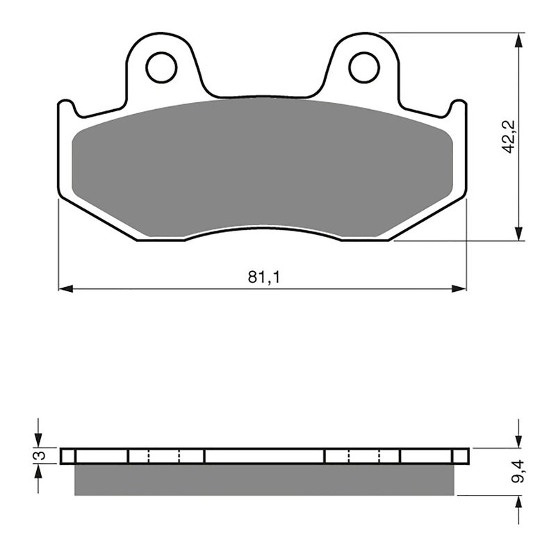 GOLDfren Brake Pads Off-Road Racing GF188 – K5 ( PR295 )