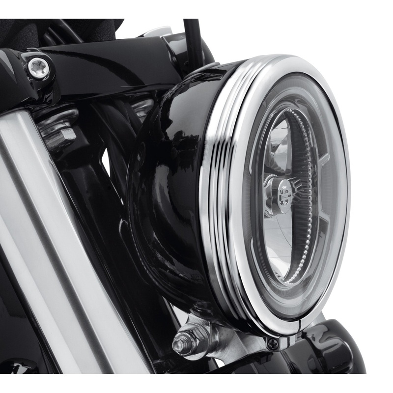 Harley Davidson 61400429 5-3/4 in. Defiance Headlamp Trim Ring KIT,TRIM,HEADLAMP,RING,5-3/4,C