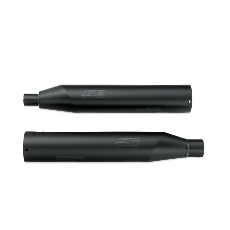 Harley Davidson 64900554B Screamin’ Eagle Street Cannon Performance Slip-On Mufflers Screaming KIT,MUF/AUX VOL,HDI,PRFM,BLK