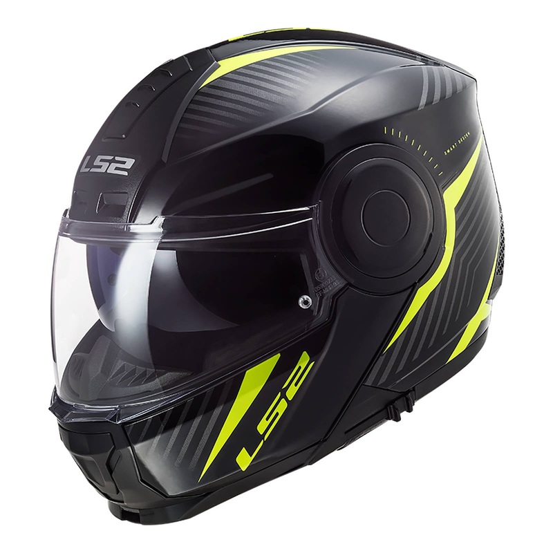 LS2 FF902 Scope Skid Helmet – Black / Hi-Vis Yellow