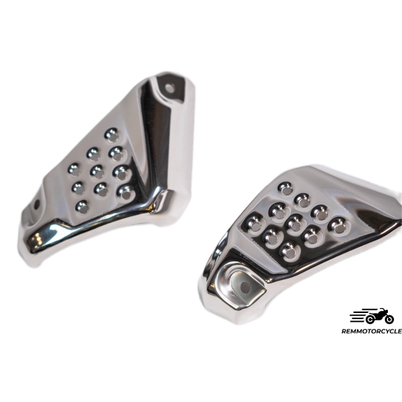 Polished Stainless Side Covers for Triumph Scrambler 400X