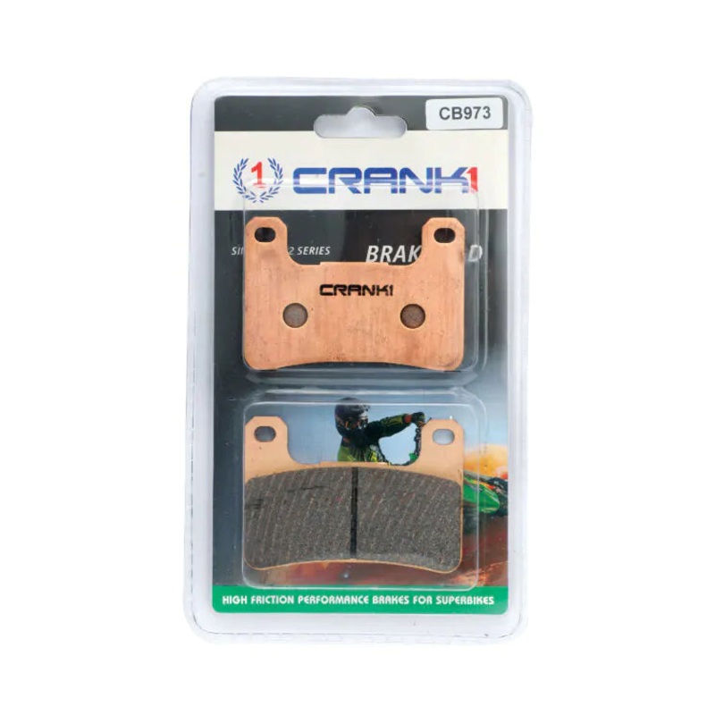 BRAKE PADS FRONT KAWASAKI NINJA 1000 (2 SETS)2015 TO 2019-CB973  CRANK1 Sintered Brake Pad