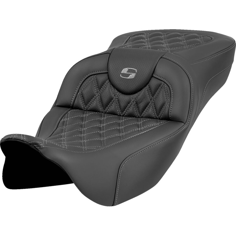 Extended Reach Roadsofa LS Seat, Gray Stitch – 08-24 Touring