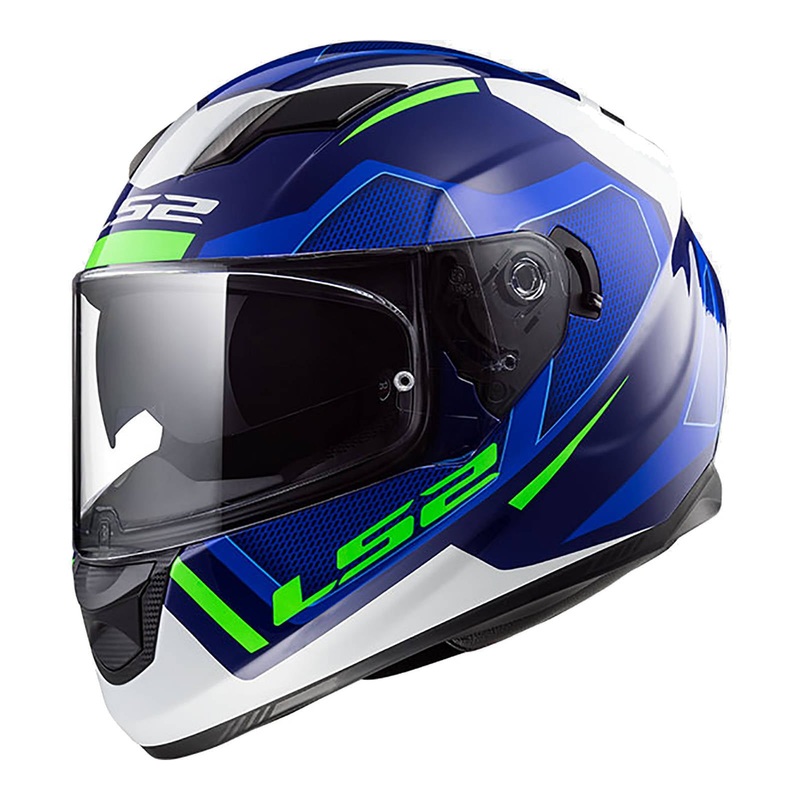 LS2 FF320 Stream Evo Axis Helmet – White / Blue