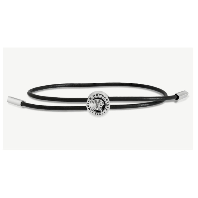 Ride & Glide Adjustable Leather Bracelet