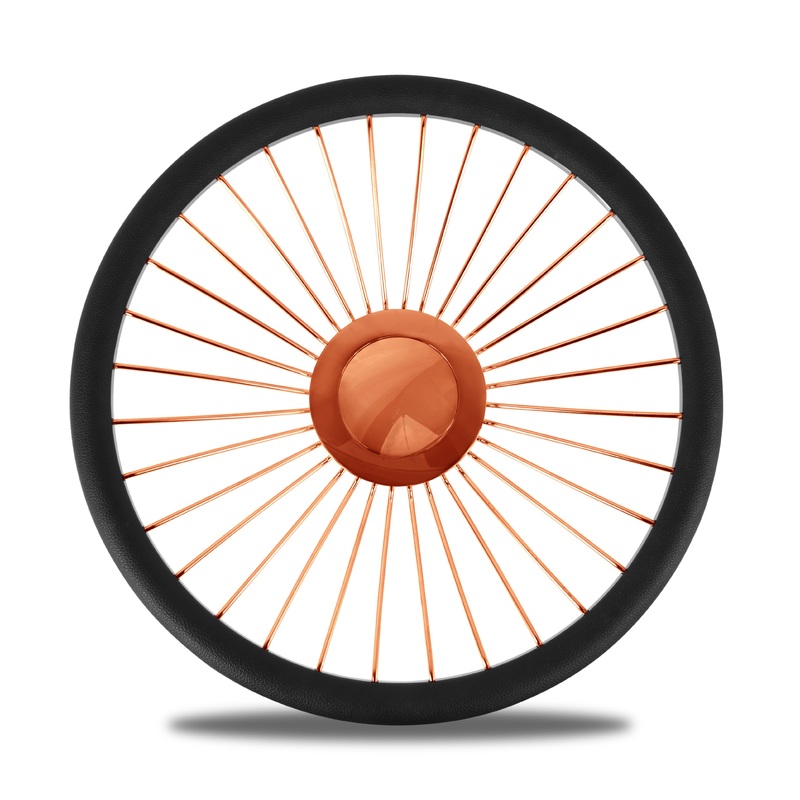 32 Spokes Steering Wheel Rose Gold