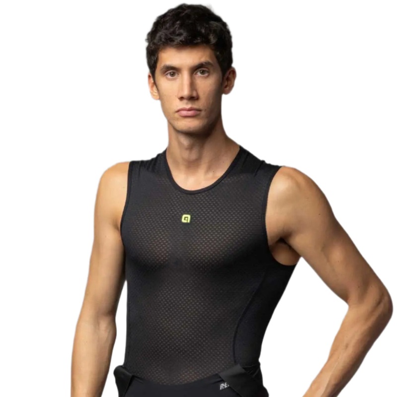 Ale Clothing Velo Active Intimo Sleeveless Cycle Base Layer Black