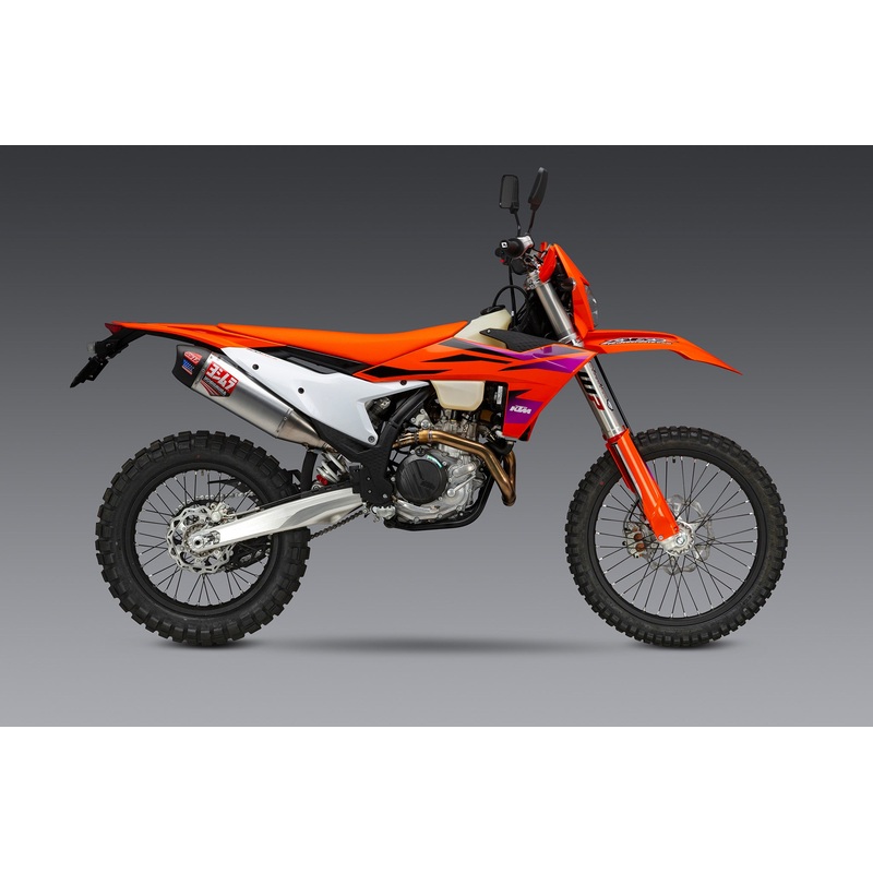 KTM 500EXC-F/350EXC-F 2024 RS-12 Stainless Slip-On Exhaust, w/ Aluminum Muffler