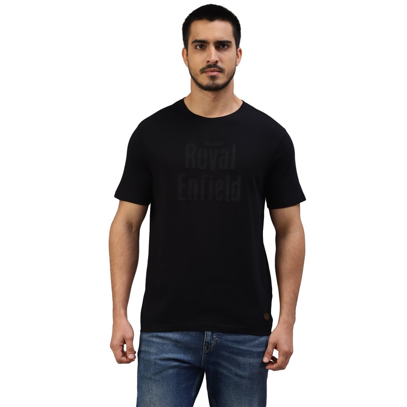 Royal Enfield – BRAND PATCH T-SHIRT BLACK – RLATSA23065X