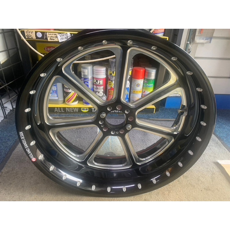 RSD Diesel Harley Davidson Fatboy 200 Rear Wheel Black contrast cut 6.25X 18 new