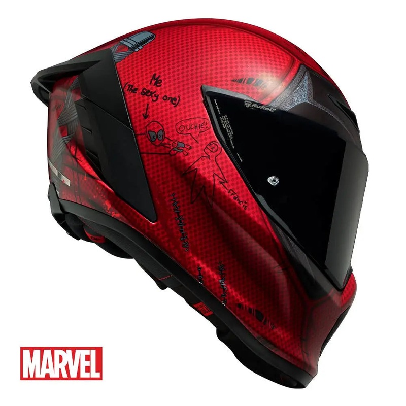 Ruroc EOX Marvel’s Deadpool Red