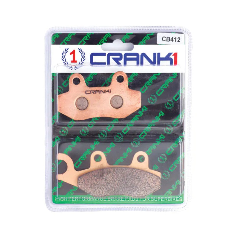 BRAKE PADS REAR TRIUMPH T100  2017 ONWARDS-CB412-CRANK1 Sintered Brake Pad
