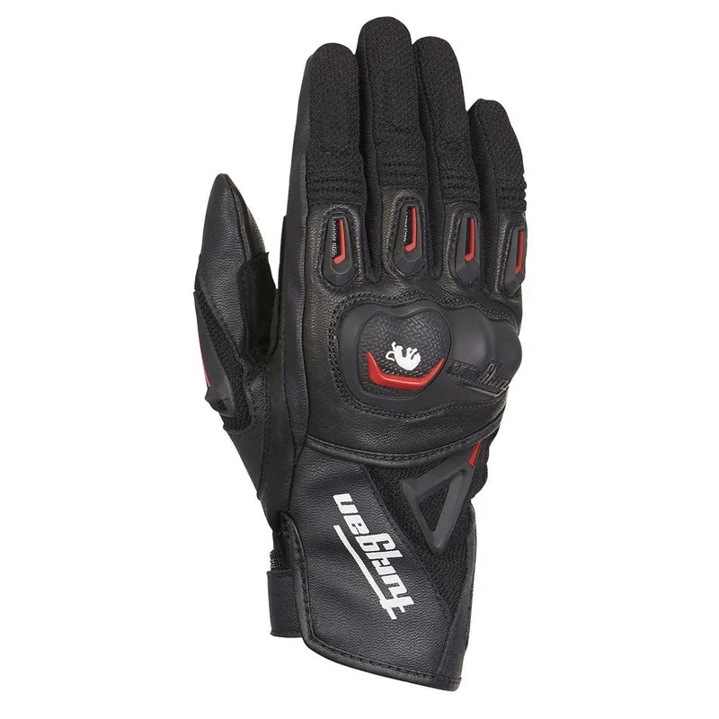 Furygan Volt Leather & Textile Gloves Black / Red