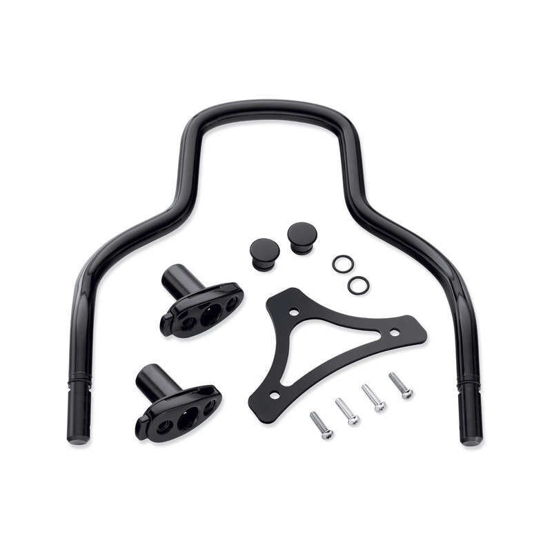 Harley Davidson 52300415 Quick-Release Sissy Bar Upright KIT,BKRST,PASSENGER,BLACK