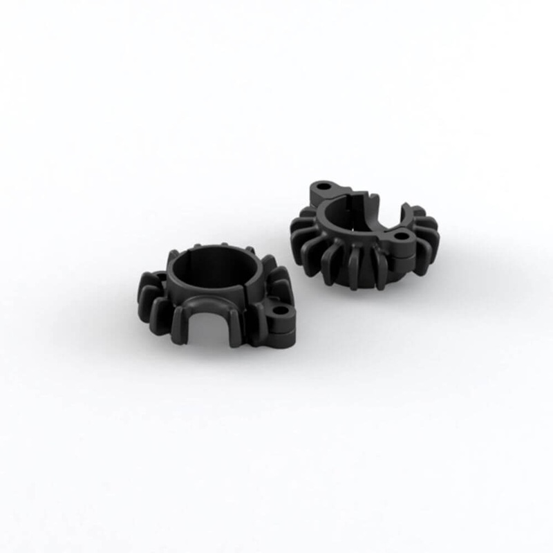 Finned Header Rings Black A9601610