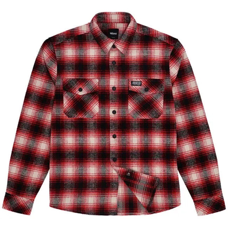 Roeg Blaze Flannel Shirt Red