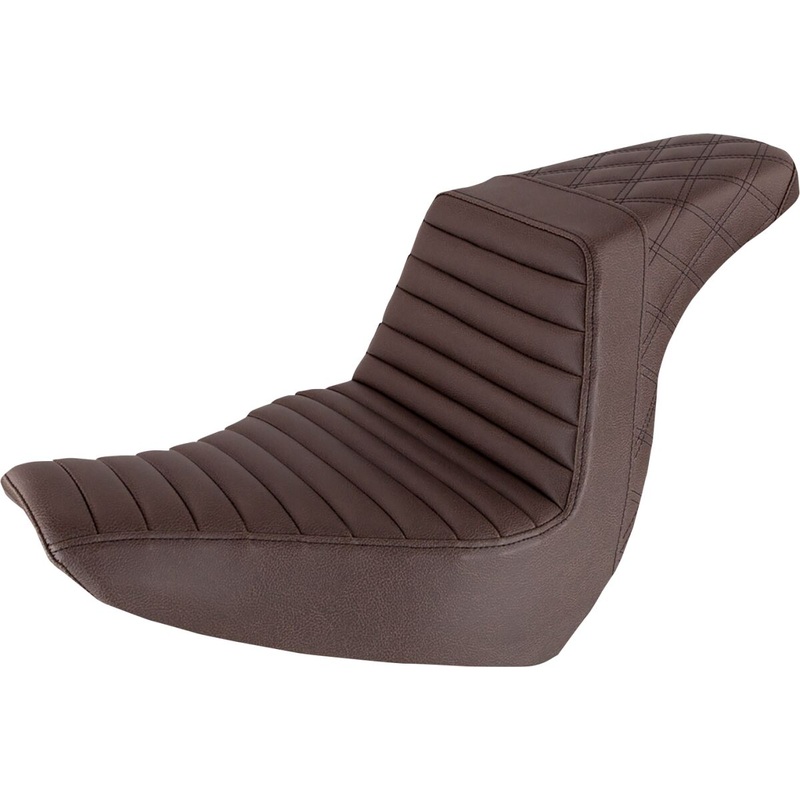Step Up Front TR & Rear LS, Brown – 18+ Softail (Low Rider FXLR/FXLRS/FXLRST & Sport Glide FLSB)