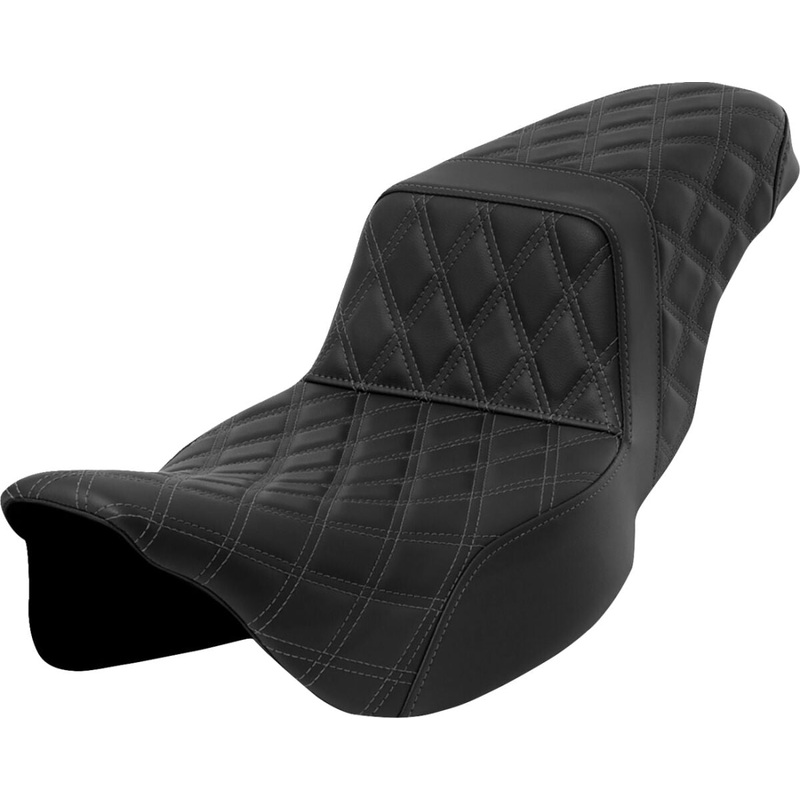 Step Up LS Extended Reach Seat, Gray Stitch – 08-23 Touring
