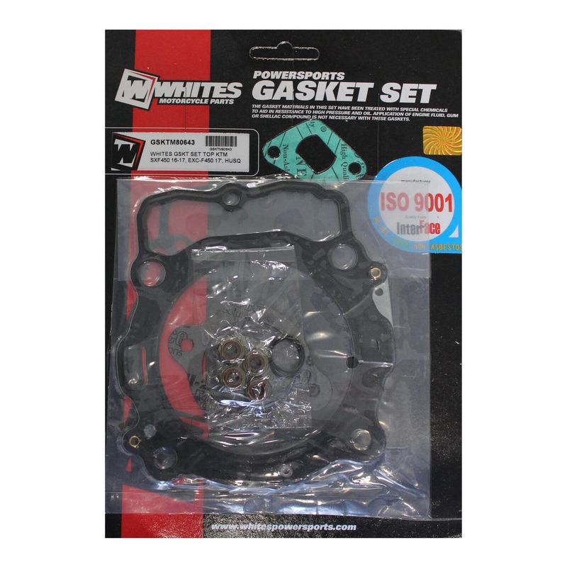 Whites Gasket Set Top KTM SX-F 450 ’16-’17, EXC-F 450 ’17, Husqvarna