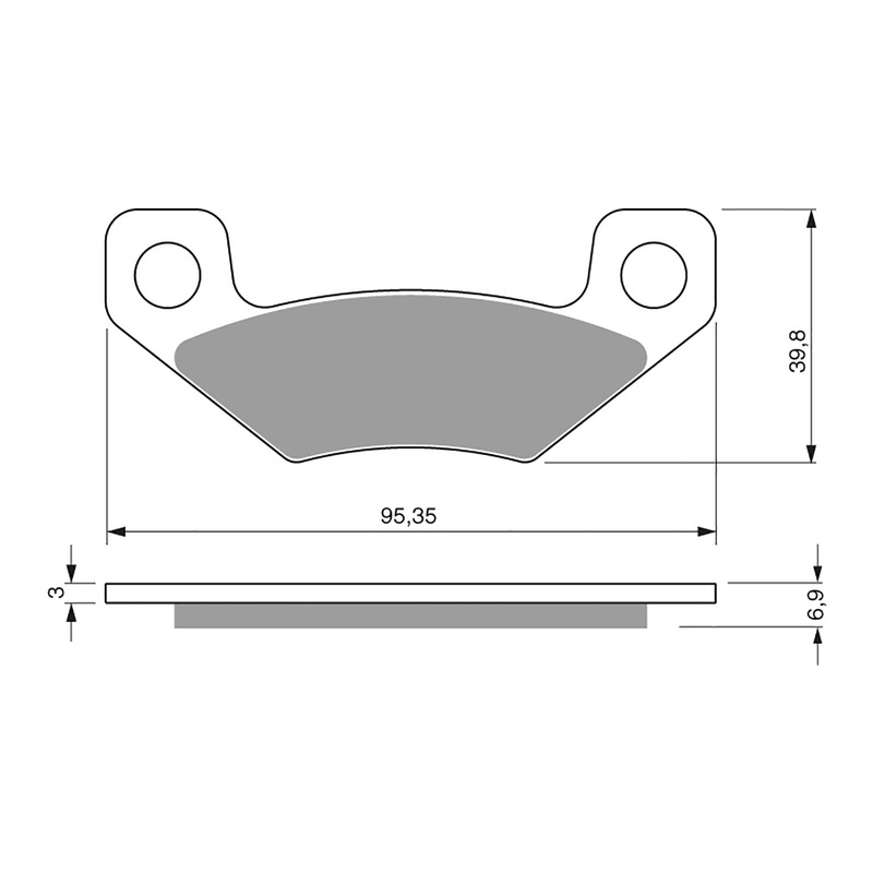 GOLDfren Brake Pads Off-Road Racing GF315 – K5 ( PR345 )