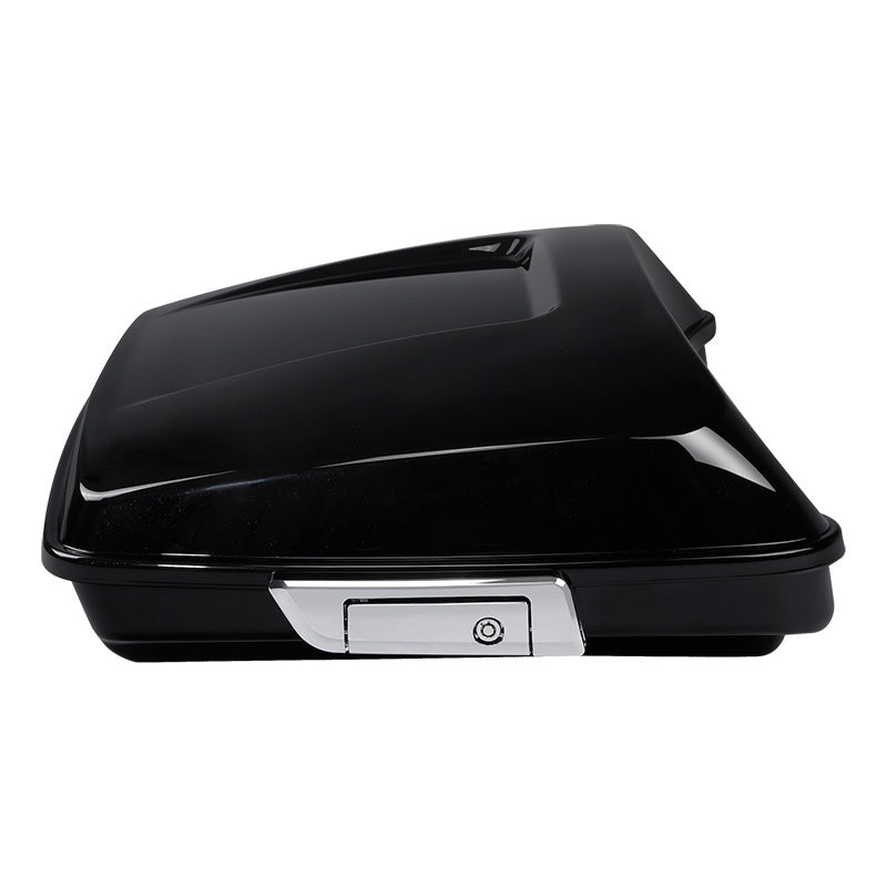 HR3 Dark Slate Candy / Arctic Black 5.5″ Razor Style Tour Pack Luggage For 14-24 Harley Touring